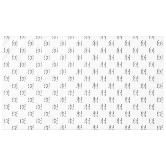 ファミリーフレンズウェディングレセプションタイポグラフィ テーブルクロス (正面(横))