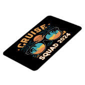 ファミリーフレンズバケーションクルージング船トリップ2024 マグネット (左側)