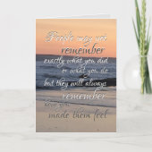 ファミリーフレンド同僚ことわざさようなら カード (正面)