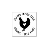 ファミリーフ素朴ァームチキンエッグゴムスタンプ ラバースタンプ (インプリント)