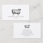 ファミリーフ素朴ァーム 名刺 (正面/裏面)