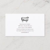 ファミリーフ素朴ァーム 名刺 (裏面)