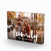 ファミリーブラシスクリプト写真 フォトブロック (右)