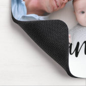 ファミリーブラックスクリプト |写真カスタム全体 マウスパッド (コーナー)