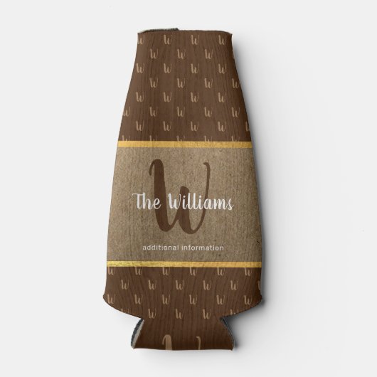 ファミリーブランド名ブラウンラベルボトル クール ボトルクーラー (正面)