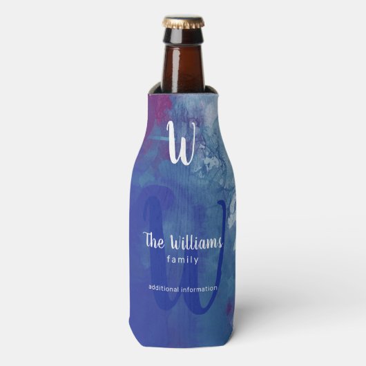 ファミリーブランド名ブルーウォーター ボトルクーラー (ボトル正面)