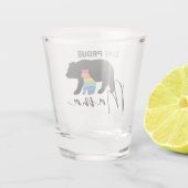 ファミリープライドベア ショットグラス (裏面)