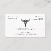 ファミリープラクティスドクターカドゥセウスアポイントメントと 名刺 (正面)