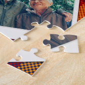 ファミリープレイドフォトコラージュ ジグソーパズル (側面)