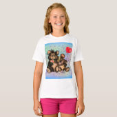 ファミリーベアーキッズTシャツ – ハグ Tシャツ (正面フル)