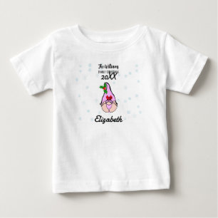ファミリーベビーパーソナライズされたビーガール格言 ベビーTシャツ