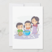 ファミリーベーキング 招待状 (正面)