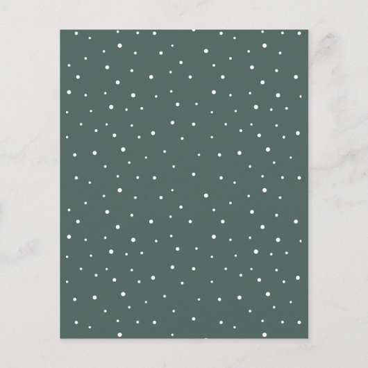 ファミリーペット写真モダンクリスマスホリデーカード (裏面)