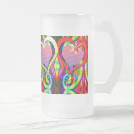 ファミリーホリデーマグ フロストグラスビールジョッキ (右)