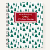 ファミリーホリデーレシピスケッチパインズノートブック ノートブック (正面)