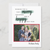 ファミリーホリデー応援クリスマスフォトカード シーズンカード (正面)