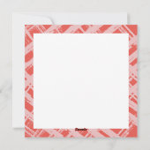 ファミリーホリデー数々の8 photo instagram squares シーズンカード (裏面)