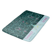 ファミリーホームウェルカムマットツリーライフバスマットラグ バスマット (アングル)