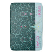 ファミリーホームウェルカムマットツリーライフバスマットラグ バスマット (正面縦)