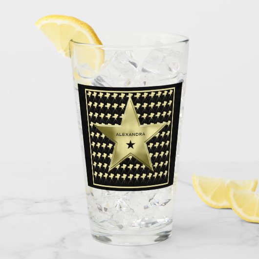 ファミリーホームシアターパーソナライズされたスター タンブラーグラス (アイス正面)