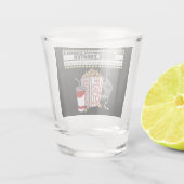 ファミリーホームシアターパーソナライズされた ショットグラス (裏面)