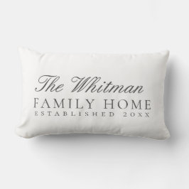 ファミリーホームホワイト ランバークッション