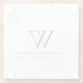 ファミリーホームモノグラム ガラスコースター (裏面)