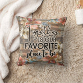 ファミリーホーム素朴フローラ クッション (ブランケット)