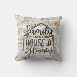 ファミリーホーム素朴フローラ クッション