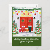 ファミリーホーム飾ドア シーズンポストカード (正面/裏面)