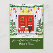 ファミリーホーム飾ドア シーズンポストカード (正面)