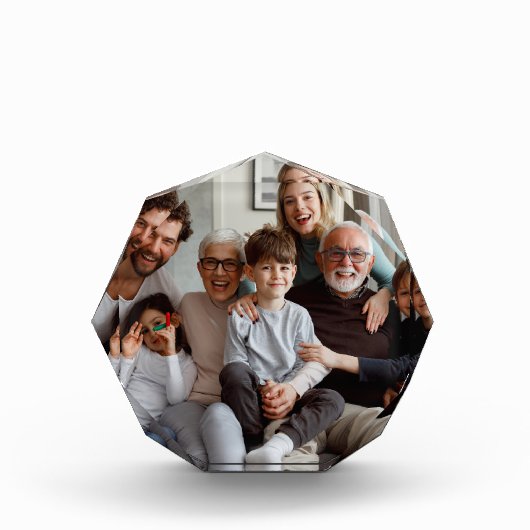 ファミリーボンディングモーメントアクリルフォトブロック フォトブロック (正面)