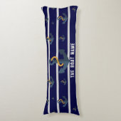 ファミリーボート名(いかりロープ付き) 航海の ボディピロー (正面縦)