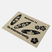 ファミリーボードへようこそ ドアマット (アングル)