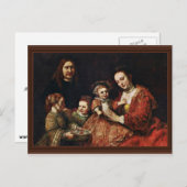 ファミリーポートレートバイレンブラントハーメンズォオンバン ポストカード (正面/裏面)