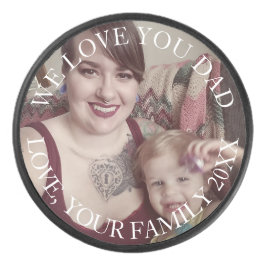 ファミリーポートレートフォトカスタムメッセージ アイスホッケーパック