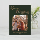 ファミリーポートレートメリークリスマスカード シーズンカード (スタンド正面)