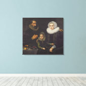 ファミリーポートレート キャンバスプリント (インサイチュ (ウッドフロア))