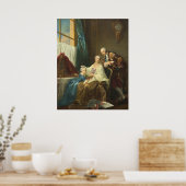 ファミリーポートレート – フランソワ – フバートドゥルーアファインアート ポスター (キッチン)