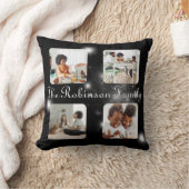 ファミリーポートレートInstaフォトコラージュ クッション (ブランケット)