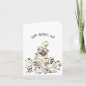 ファミリーマウンテンパグ母の日のカード カード (正面)