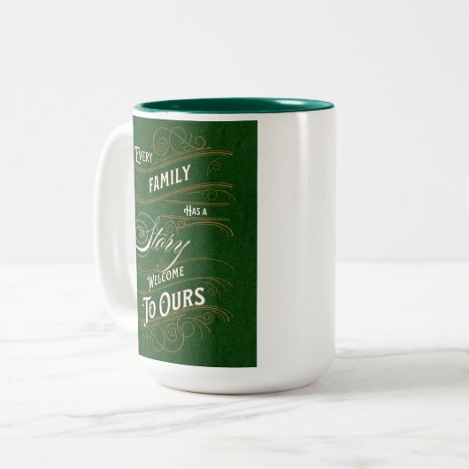 ファミリーマグへようこそ ツートーンマグカップ (正面左)
