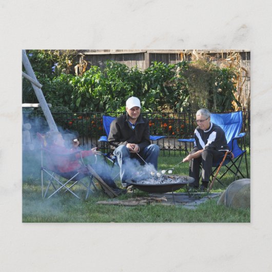 ファミリーマシュメローローローストハガキ ポストカード (正面)