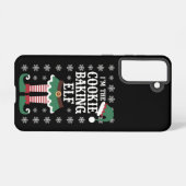 ファミリーマッチングザクッキーベーキング小妖精や小人クリスマス SAMSUNG GALAXYケース (裏面横)
