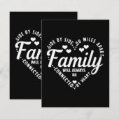 ファミリーマッチングシャツファミリーは常に接続されているB エンクロージャーカード (正面/裏面)