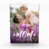 ファミリーママ引用文写真タイポグラフィ フォトブロック (正面)