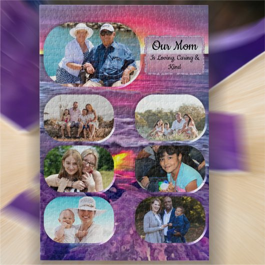 ファミリーマレコンサンセットフォトコラージュ0911 ジグソーパズル