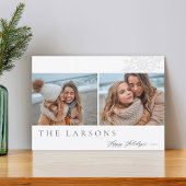 ファミリーマーキー |ハッピーホリデー2枚の写真 シーズンカード