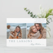 ファミリーマーキー | Merry Christmas 2枚の写真 シーズンカード (スタンド正面)