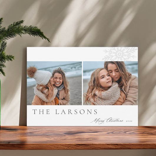 ファミリーマーキー | Merry Christmas 2枚の写真 シーズンカード